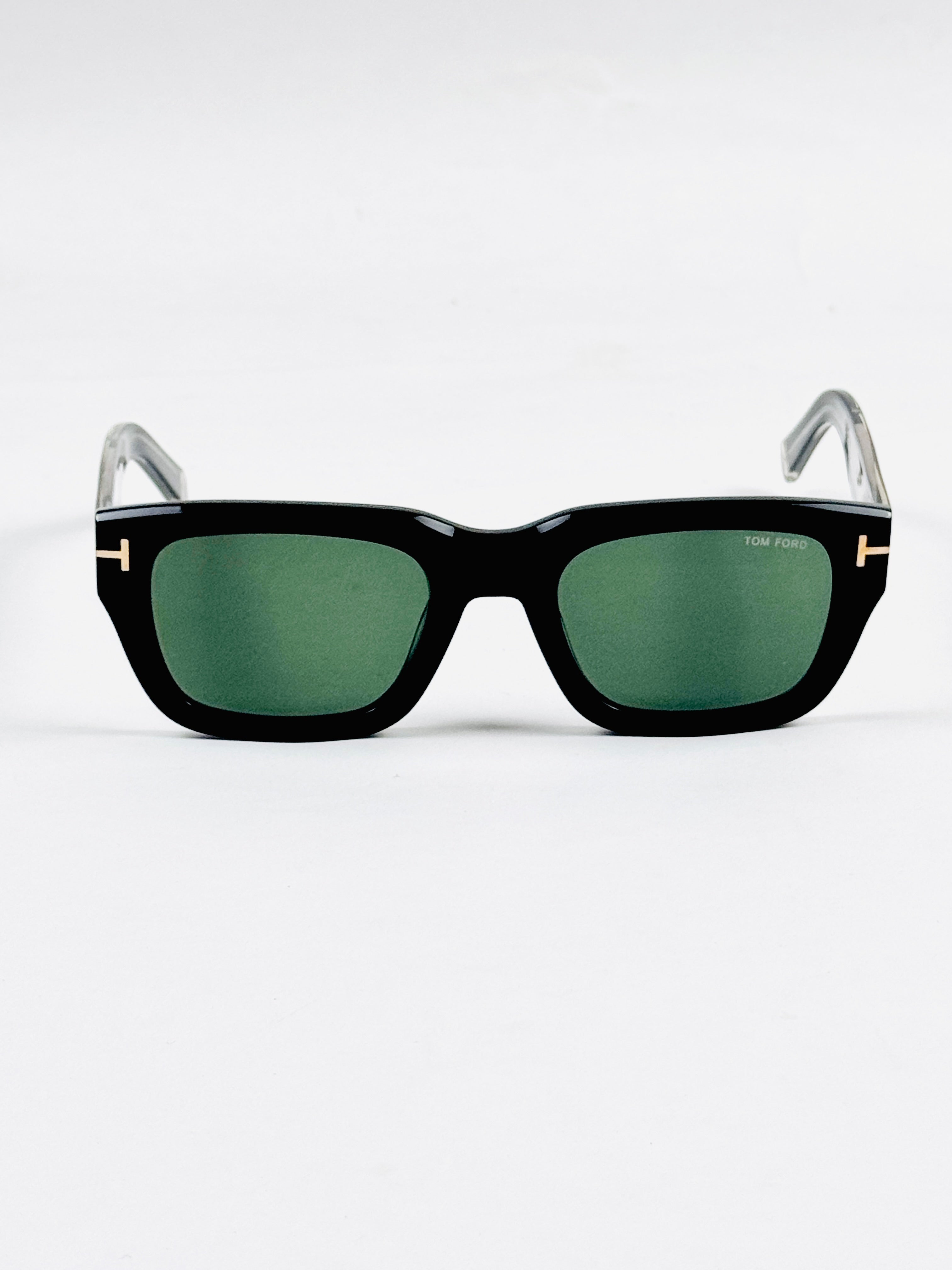 Tom Ford – 1327 - 52 – Black Green –  Acetate - Sunglasses – Unisex - Premium