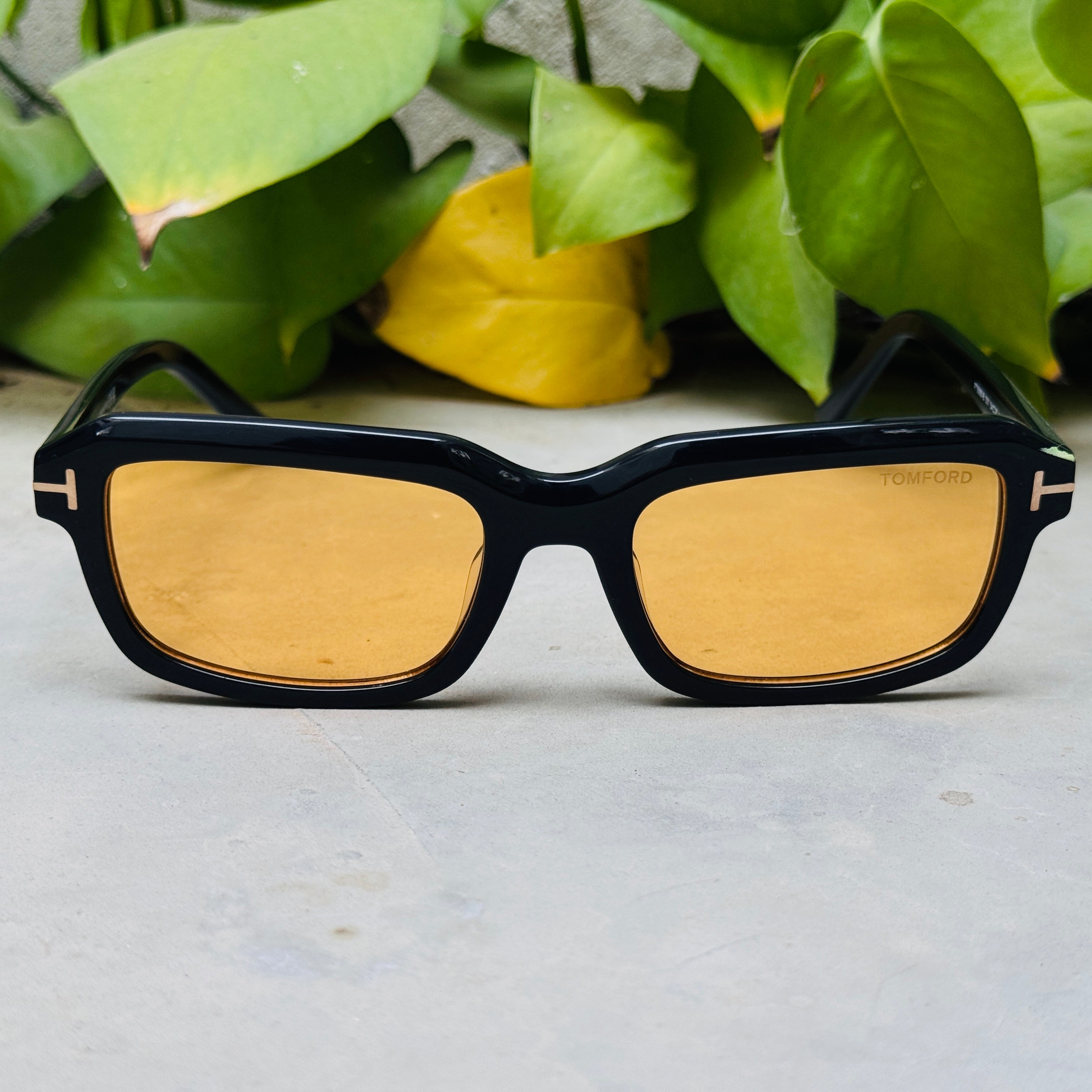 Tom Ford – 5888 - 54 – Black Yellow – Acetate - Sunglasses – Unisex - Premium