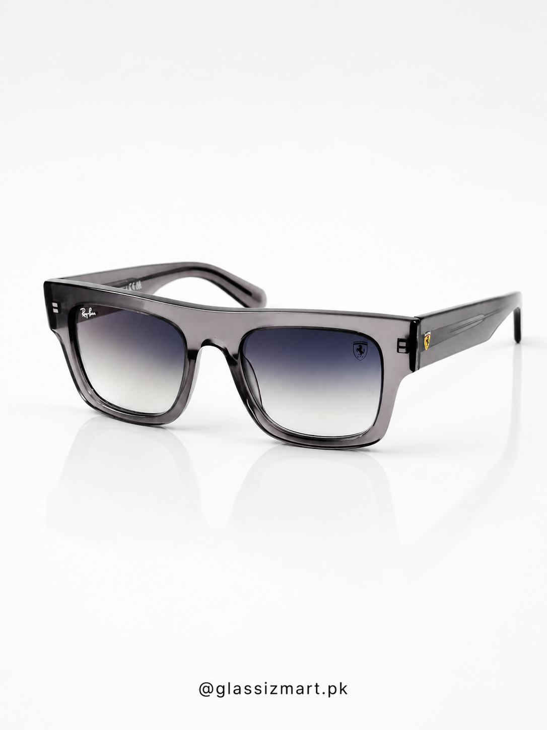 RayBan – 2217 – 53 – Grey Blue –  Acetate - Sunglasses – Unisex - Premium