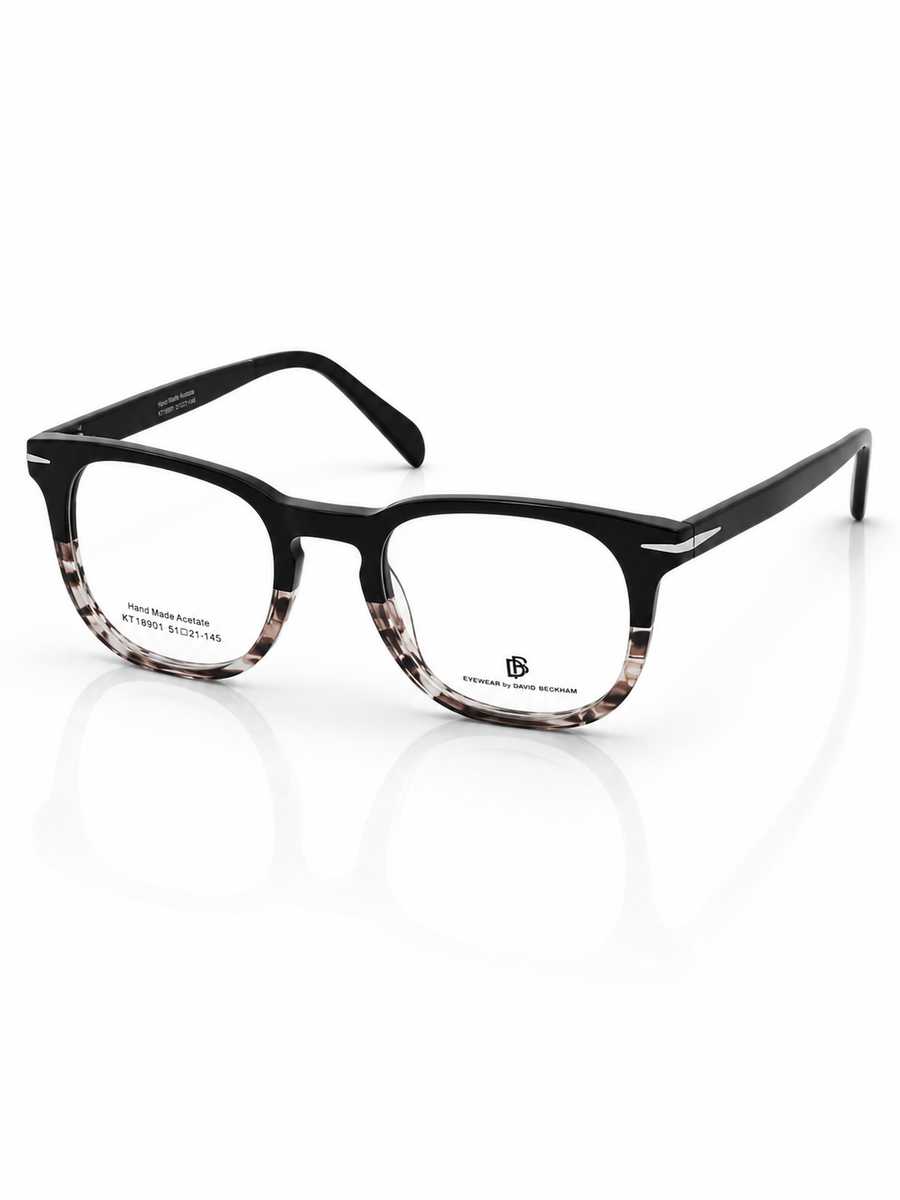 David Beckham –  51 – Black Textured - Acetate - Optics – Unisex - Premium