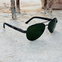 Persol – 5002 – 56 – Grey Green –  Metal- Sunglasses – Unisex - Premium