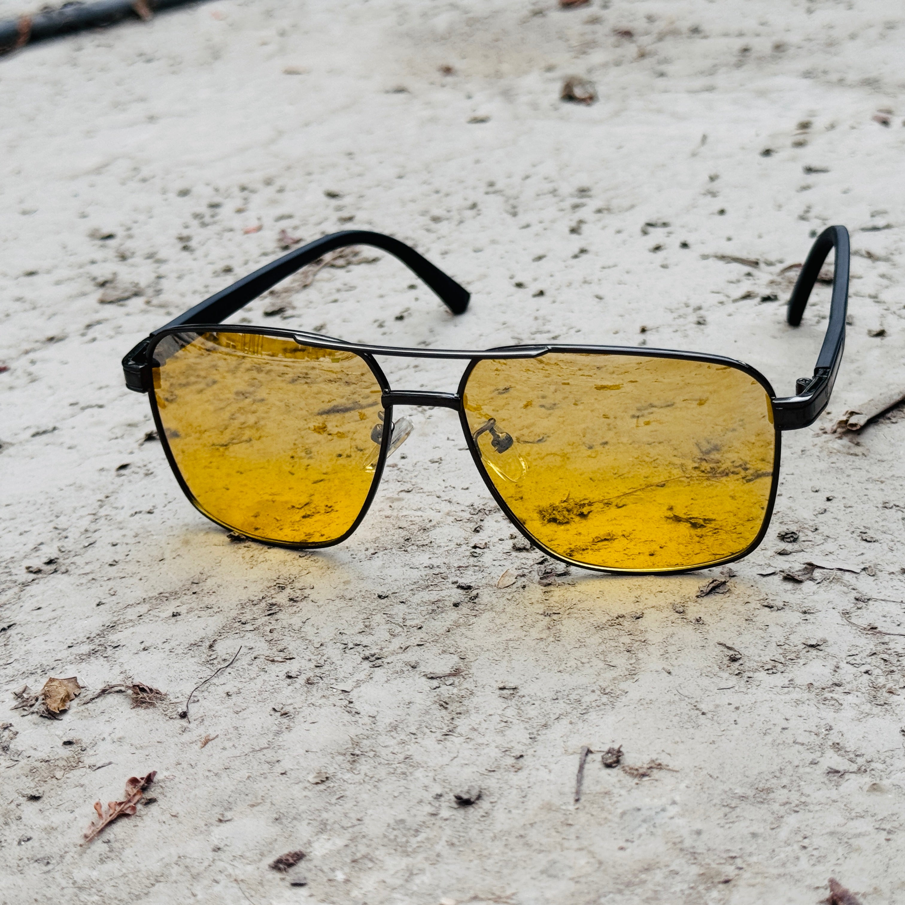 Prada – 2997 – Black Yellow – Acetate – Metal – Sunglasses