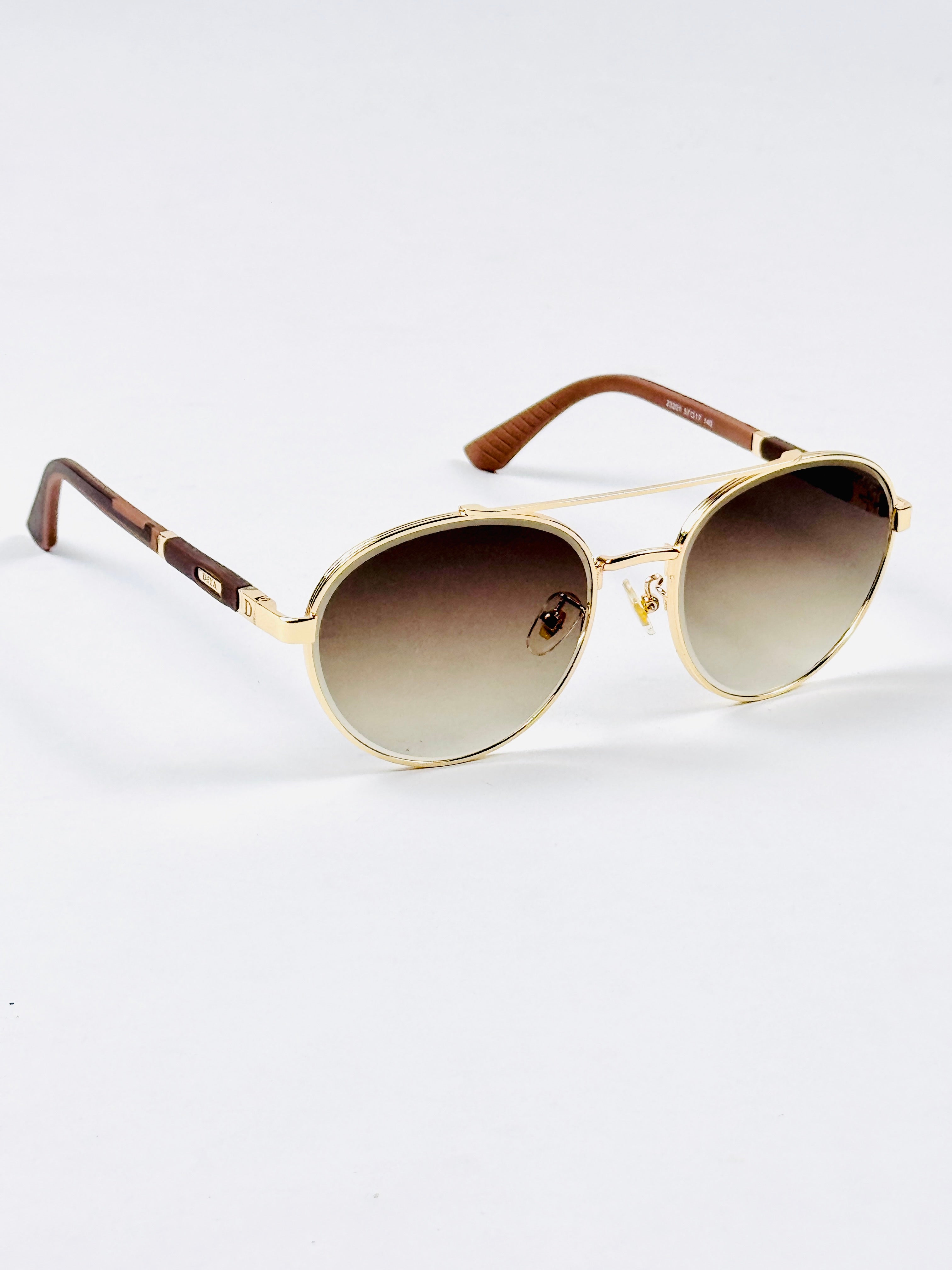 Dita – 23201 – 57 – Golden Brown Gradient – Metal – Sunglasses – Unisex