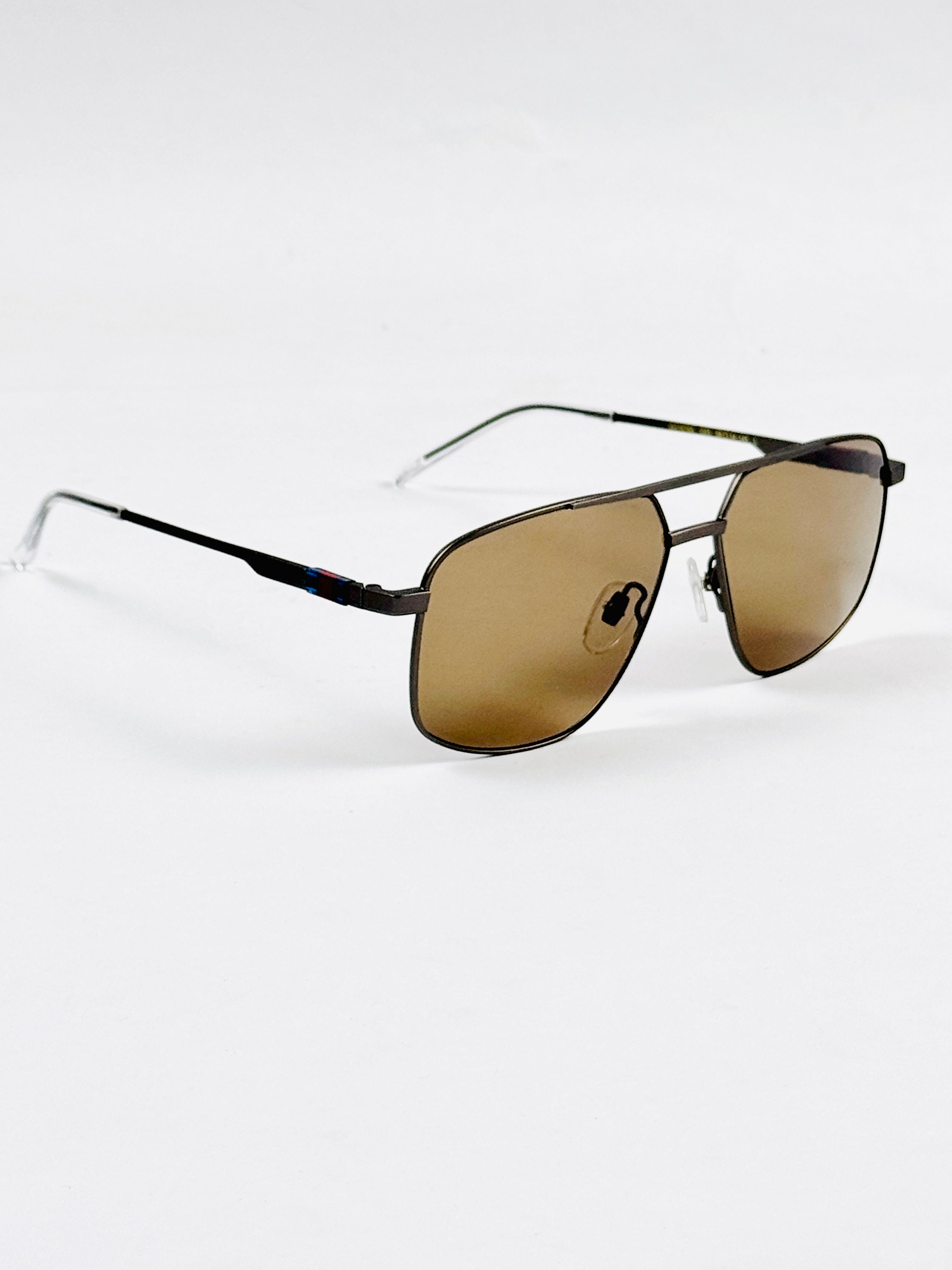 Gucci – 1676 - 58 – Brown - Metal - Sunglasses – Unisex - Premium
