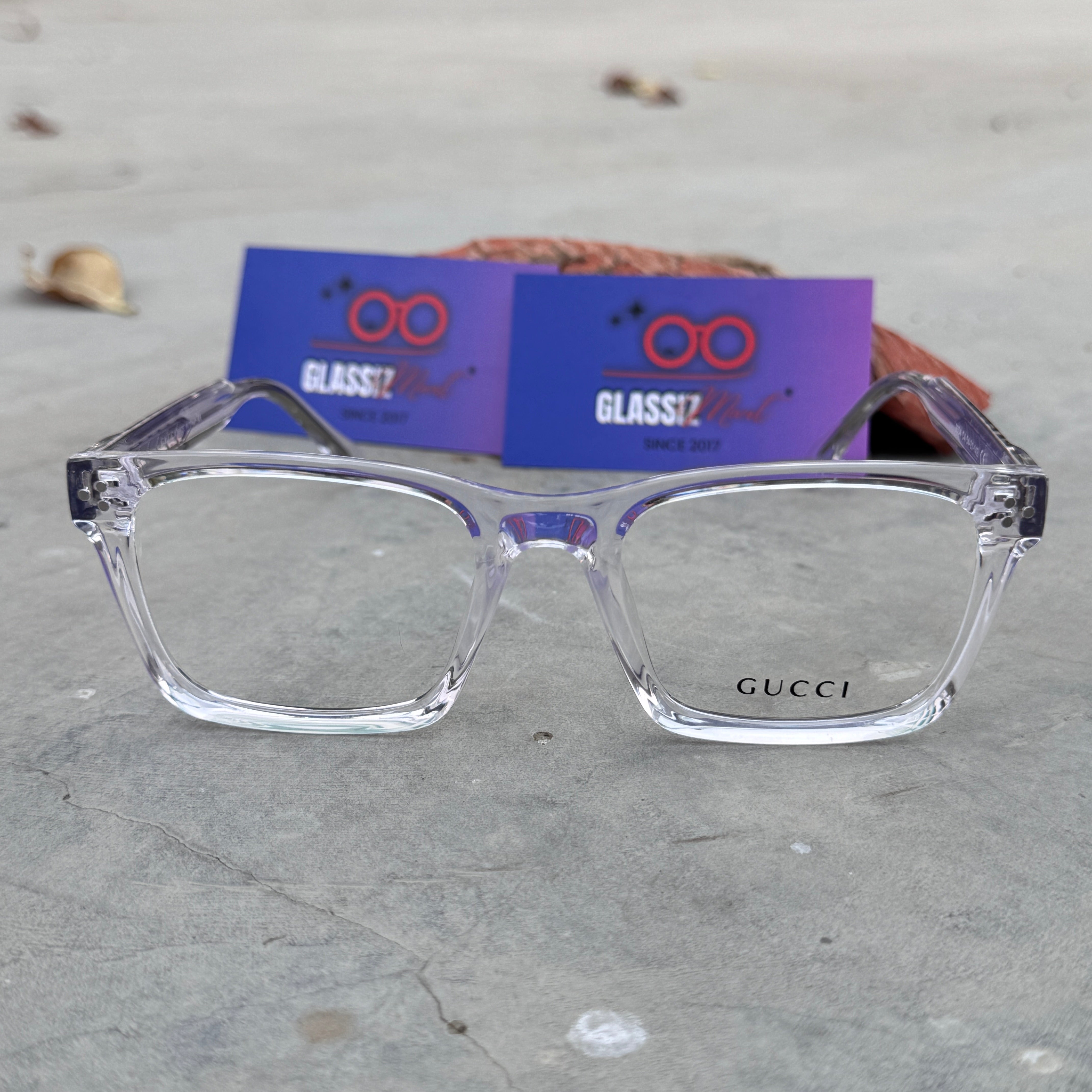 Gucci – 9304 – 54 – Transparent –  Acetate - Optics – Unisex - Premium