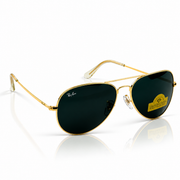 Rayban – 3026 – 62 – Golden Black – Metal – Sunglasses – Unisex