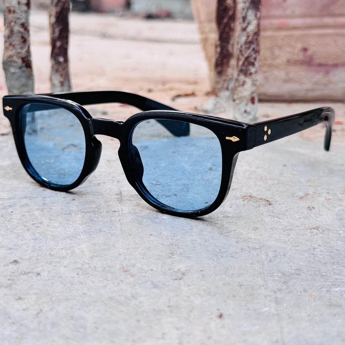 Moscot – 6502 – 53 - Black Blue – Acetate  – Sunglasses - Unisex