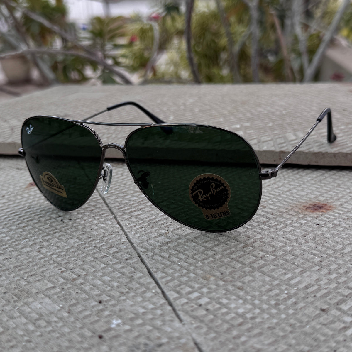 Rayban – 3035 – 62 – Grey Green – Metal – Sunglasses – Unisex - Premium
