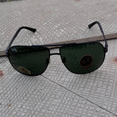Rayban – 8002 – 62 – Black Green – Metal – Sunglasses – Unisex - Premium