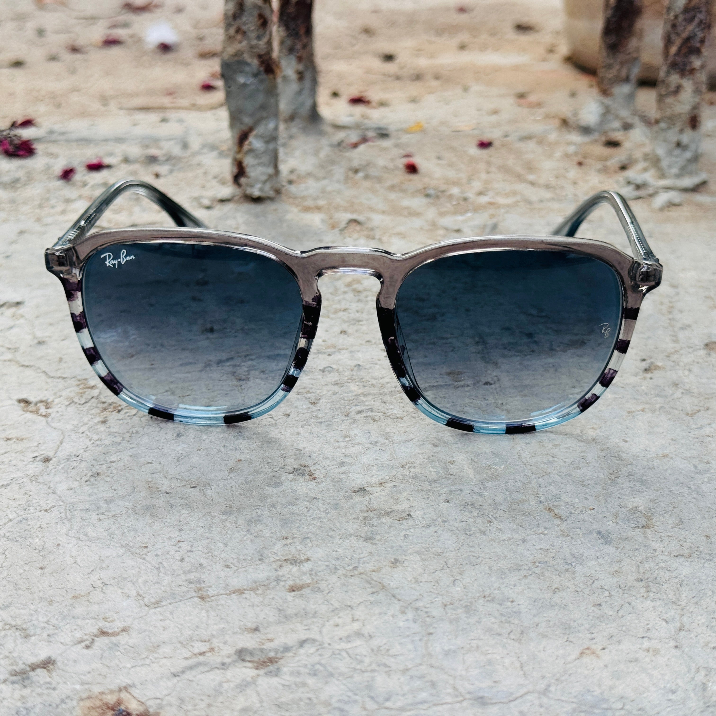 RayBan – 2203 – 55 – Blue –  Acetate- Sunglasses – Unisex - Premium