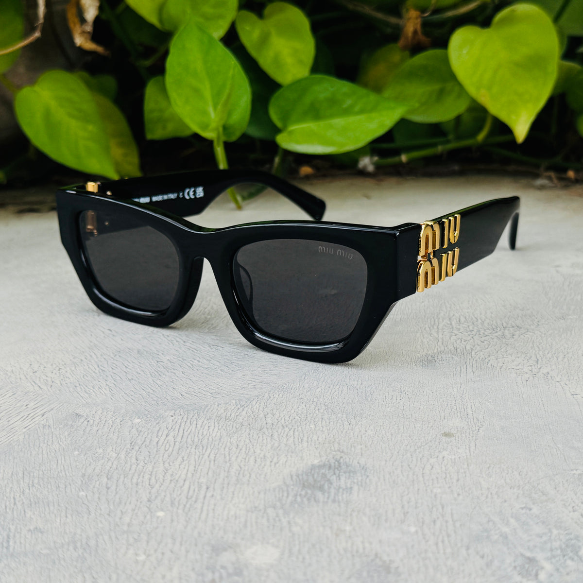 Miu Miu – 09W - 53 – Black – Acetate - Sunglasses – Ladies - Premium