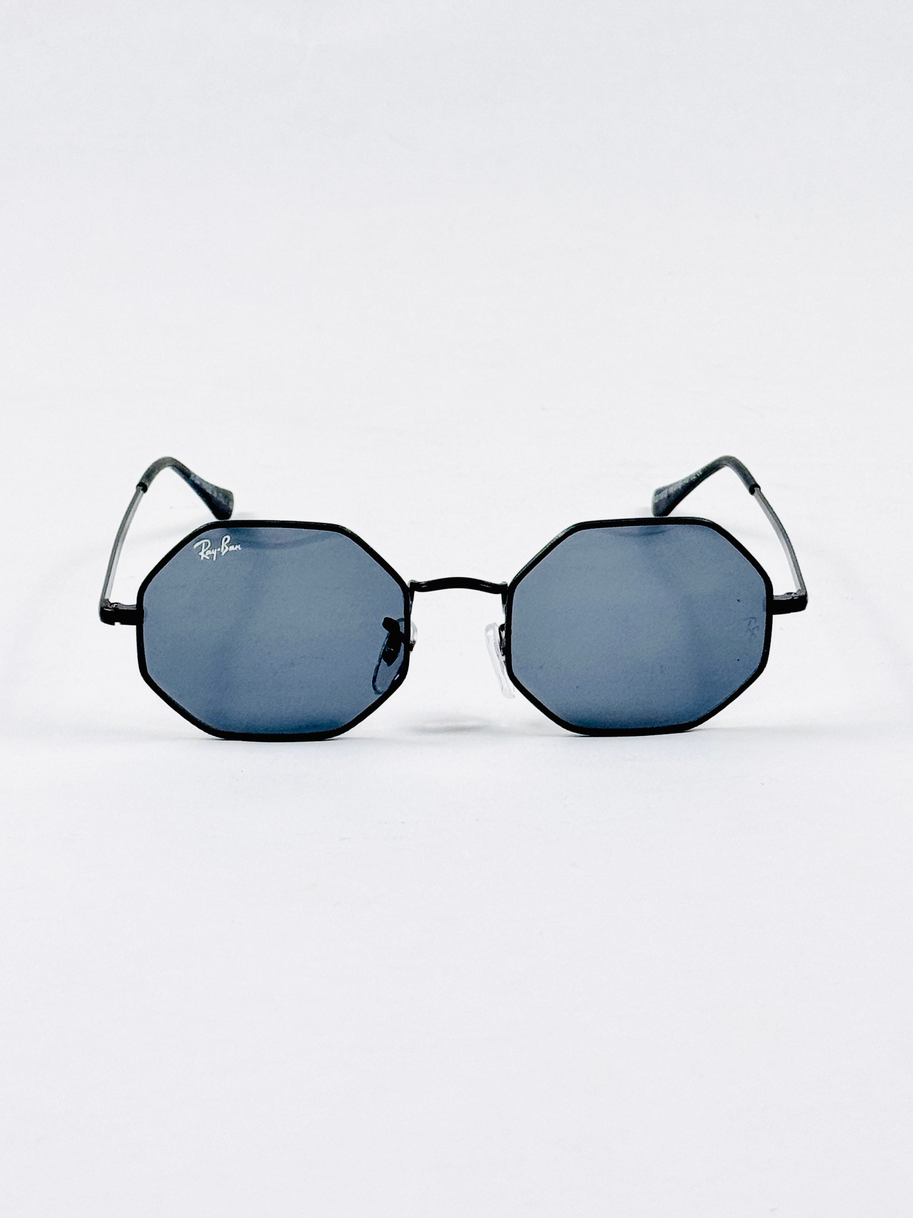 Rayban – 1972 – 55 – Black – Metal – Sunglasses – Women