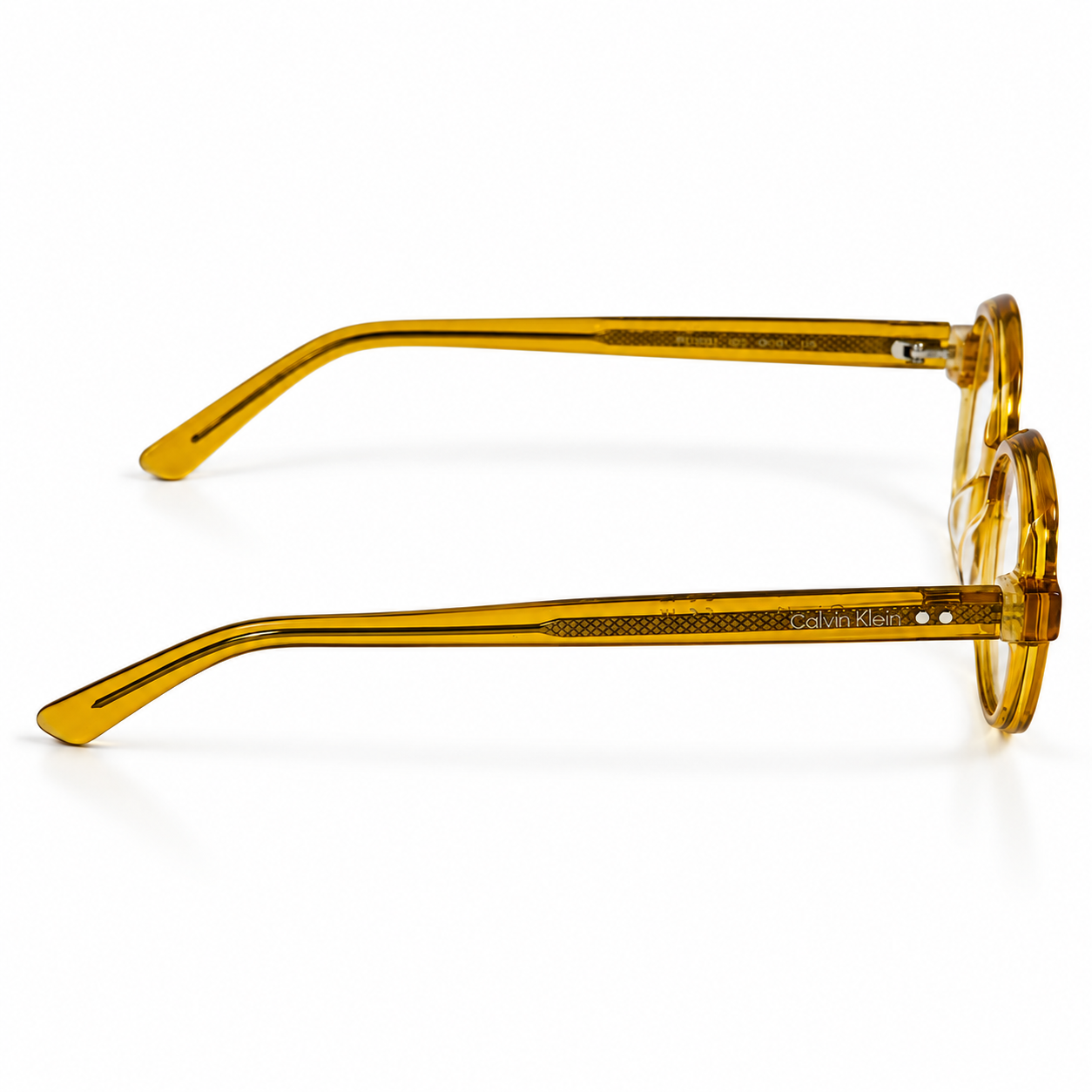 Calvin Klein – 48 – Mustard –  Acetate- Optics – Unisex - Premium
