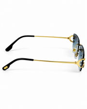 Cartier – CT00920 – 53 – Golden Black Gradient – Metal - Sunglasses – Rimless - Unisex