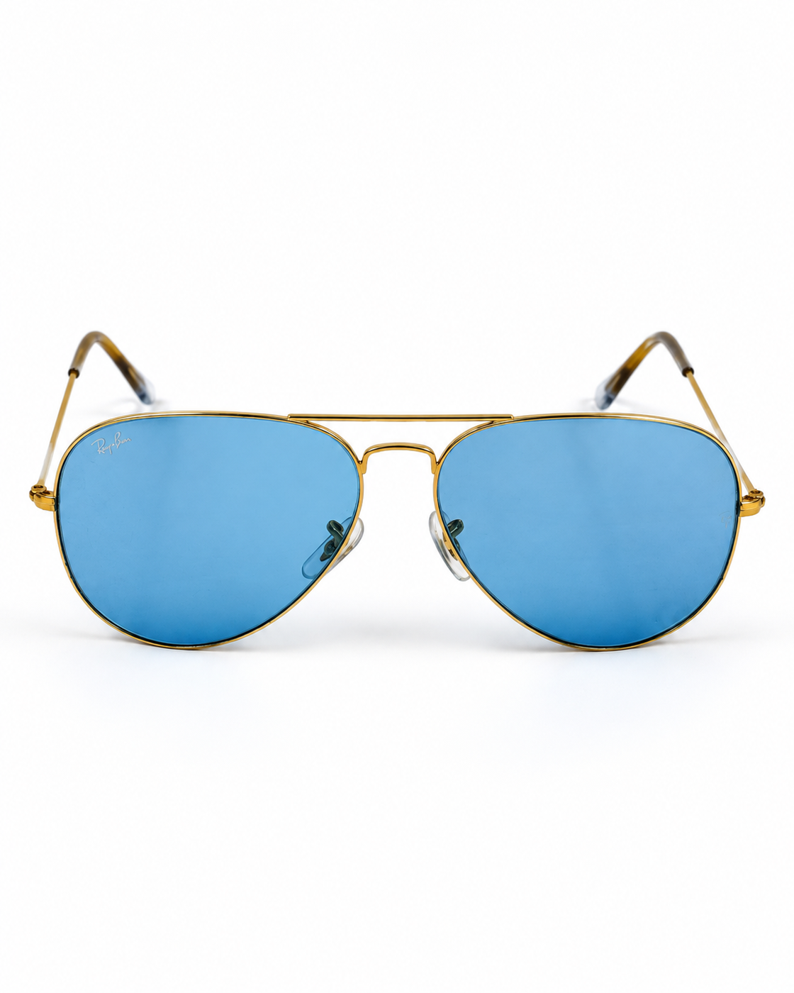 Rayban – 3026 – 62 – Golden Blue – Metal – Sunglasses – Unisex - Premium