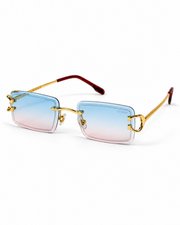 Cartier – CT00920 – 53 – Golden Pink – Metal - Sunglasses – Rimless - Unisex