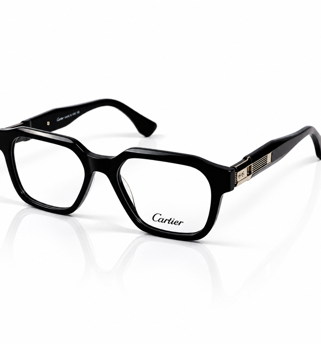 Cartier – 25266 – 52 – Black –  Acetate- Optics – Unisex - Premium