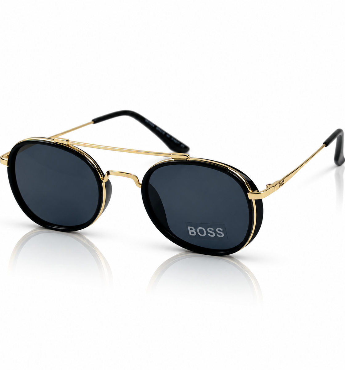 Boss – P8604 – 48 – Golden Black – Metal – Sunglasses – Unisex