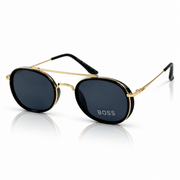 Boss – P8604 – 48 – Golden Black – Metal – Sunglasses – Unisex