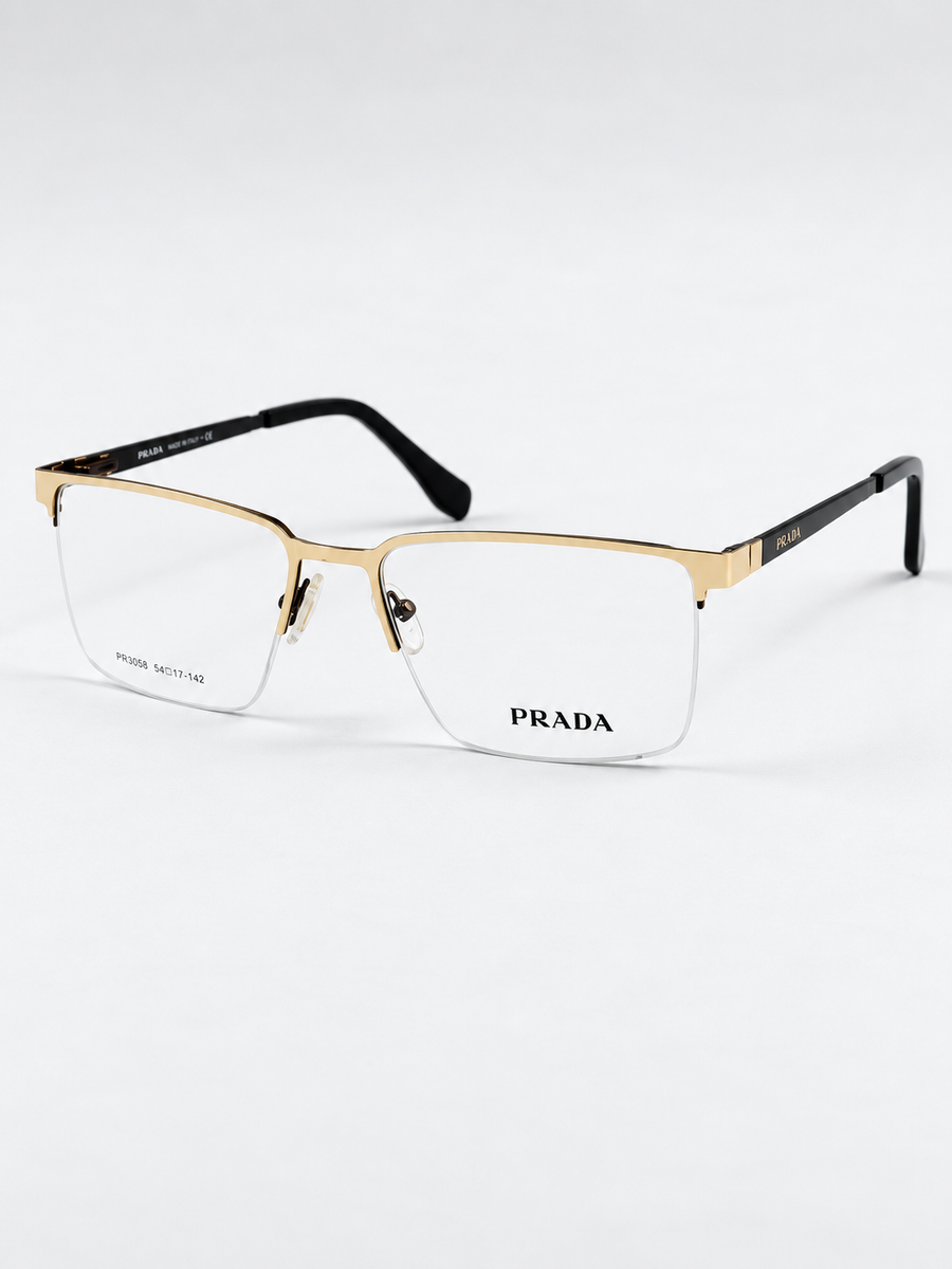 Prada – 253603 – 54 - Golden Black – Metal – Optics - Unisex