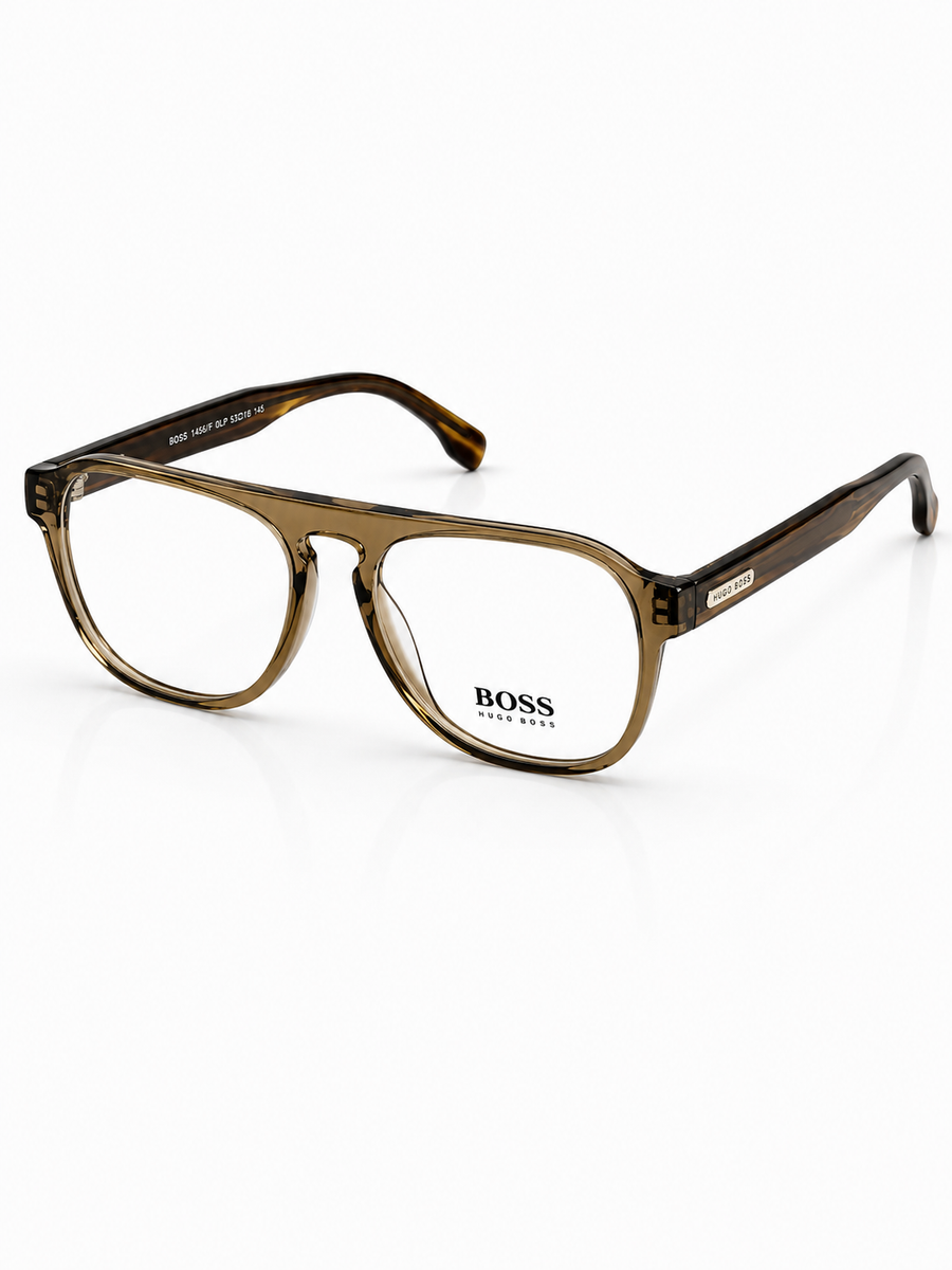 Boss – 7198 – 53 – Mustard - Acetate - Optics – Unisex - Premium