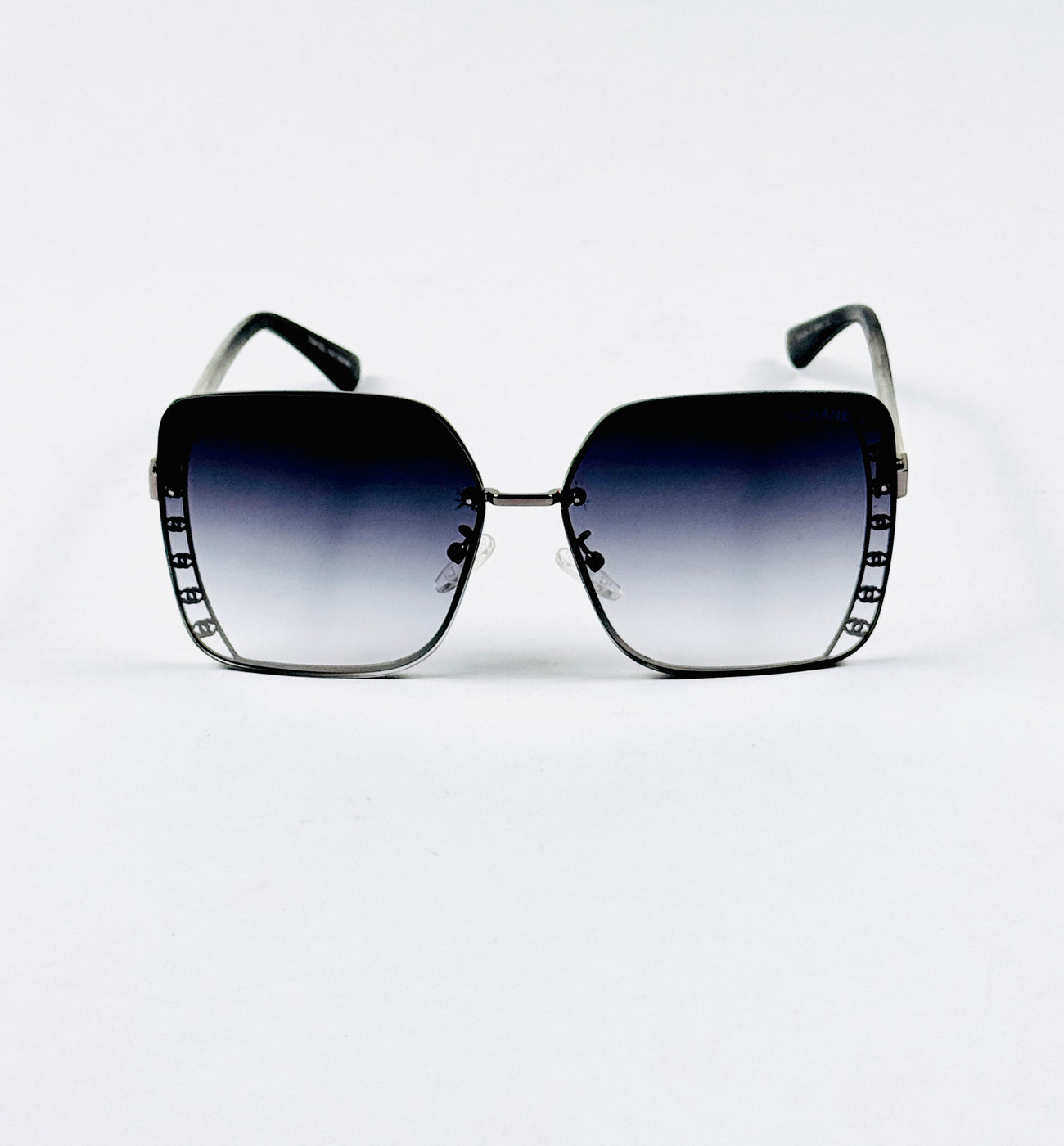 Chanel – 2204 – 56 – Black Gradient – Metal – Sunglasses – Ladies