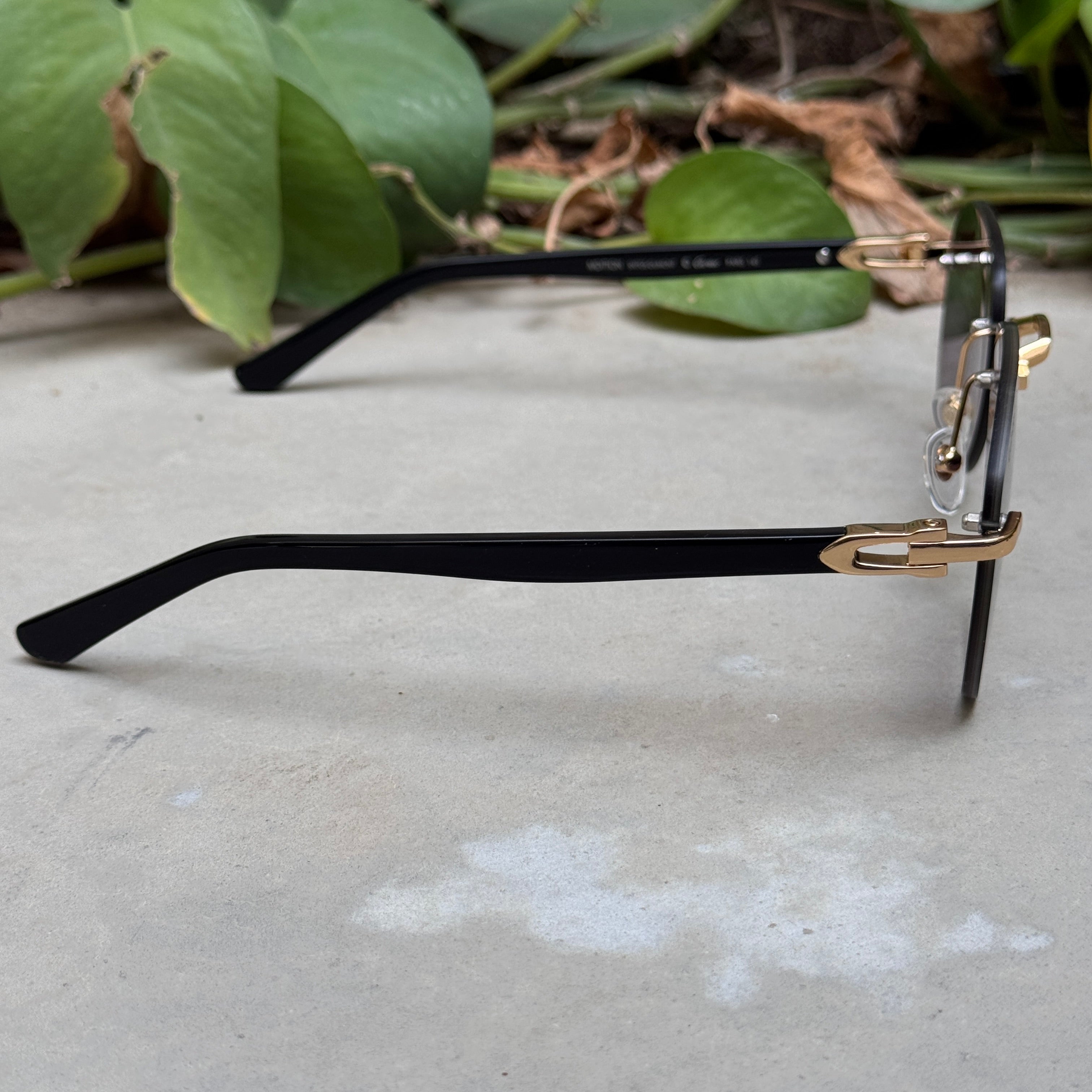 Cartier – 08175 - 60 –  Black Gradient - Metal - Sunglasses – Unisex - Premium