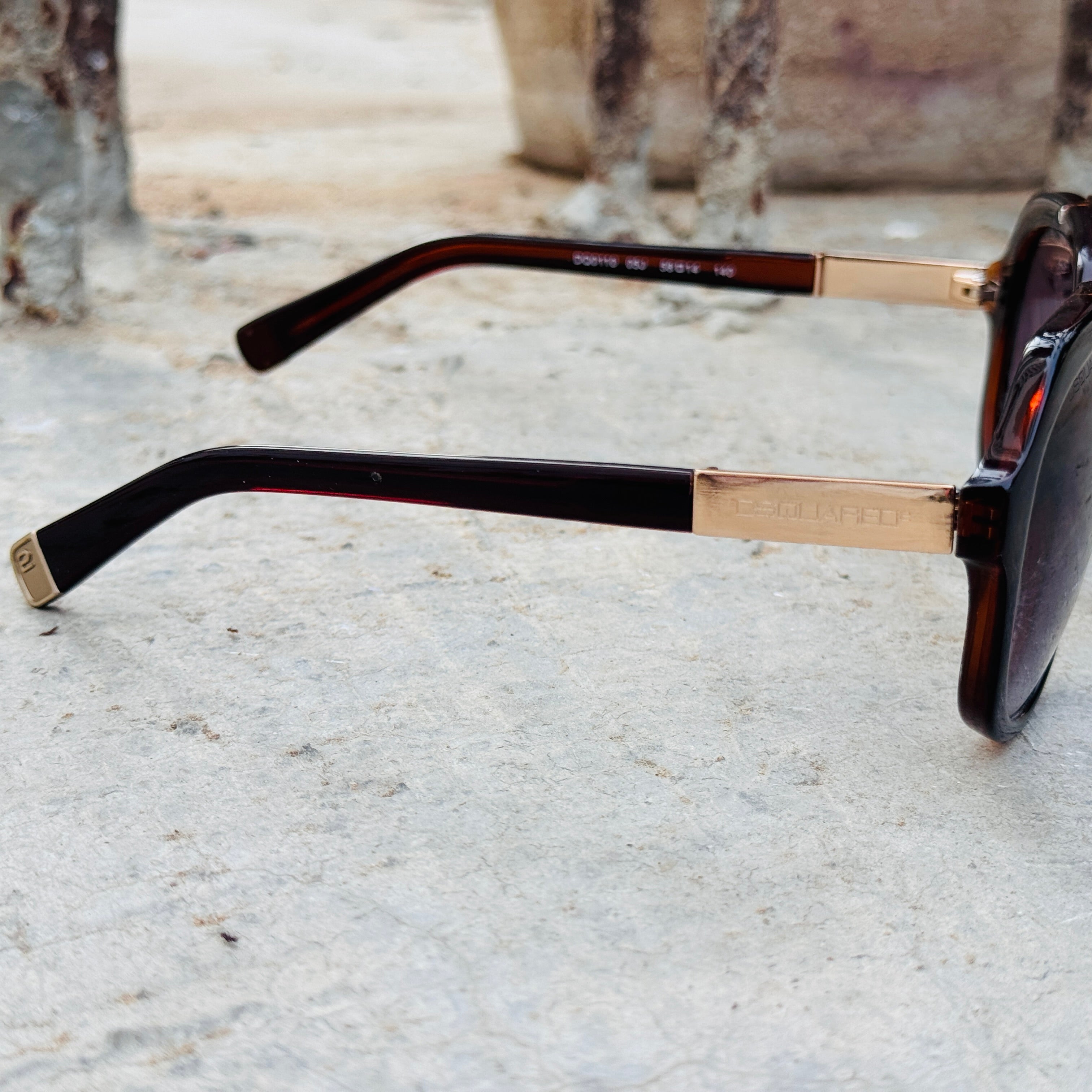 Dsquared – 0110 - 58 – Brown Gradient - Acetate - Sunglasses – Unisex - Premium