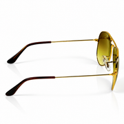 Rayban – 3026 – 59 – Golden Yellow – Metal – Sunglasses – Unisex - Premium