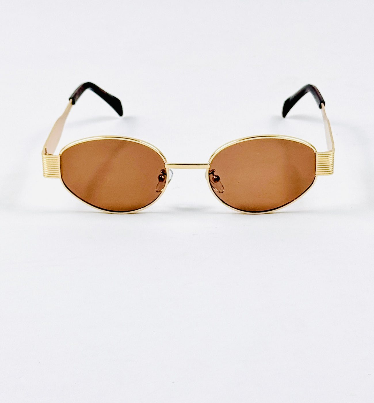 Celine – Triomphe - 55 – Golden Brown – Metal – Sunglasses - Unisex