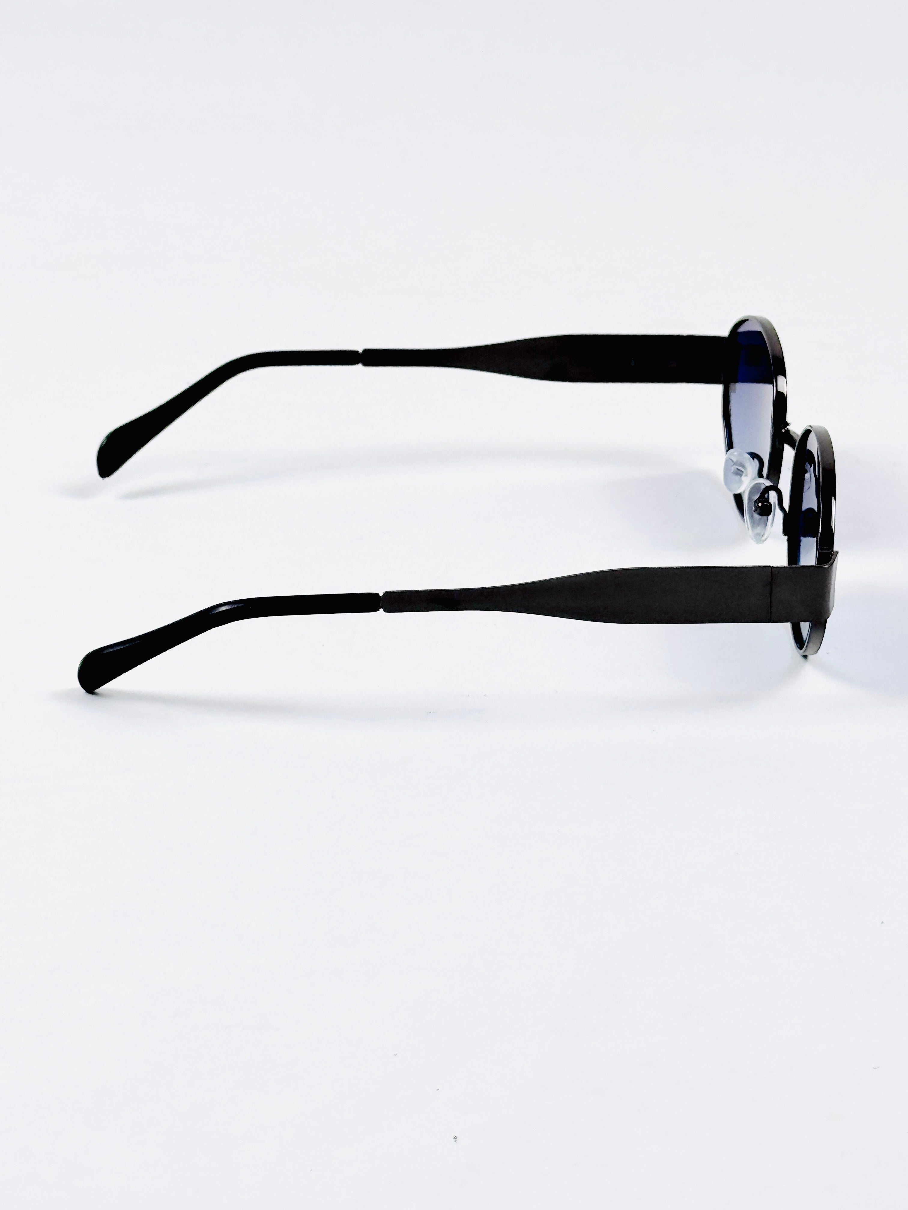 Celine – Triomphe - 55 – Black Blue – Metal – Sunglasses - Unisex