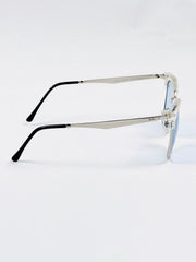 RayBan – 4418 – 56 – Silver Blue –  Metal - Sunglasses – Unisex - Premium
