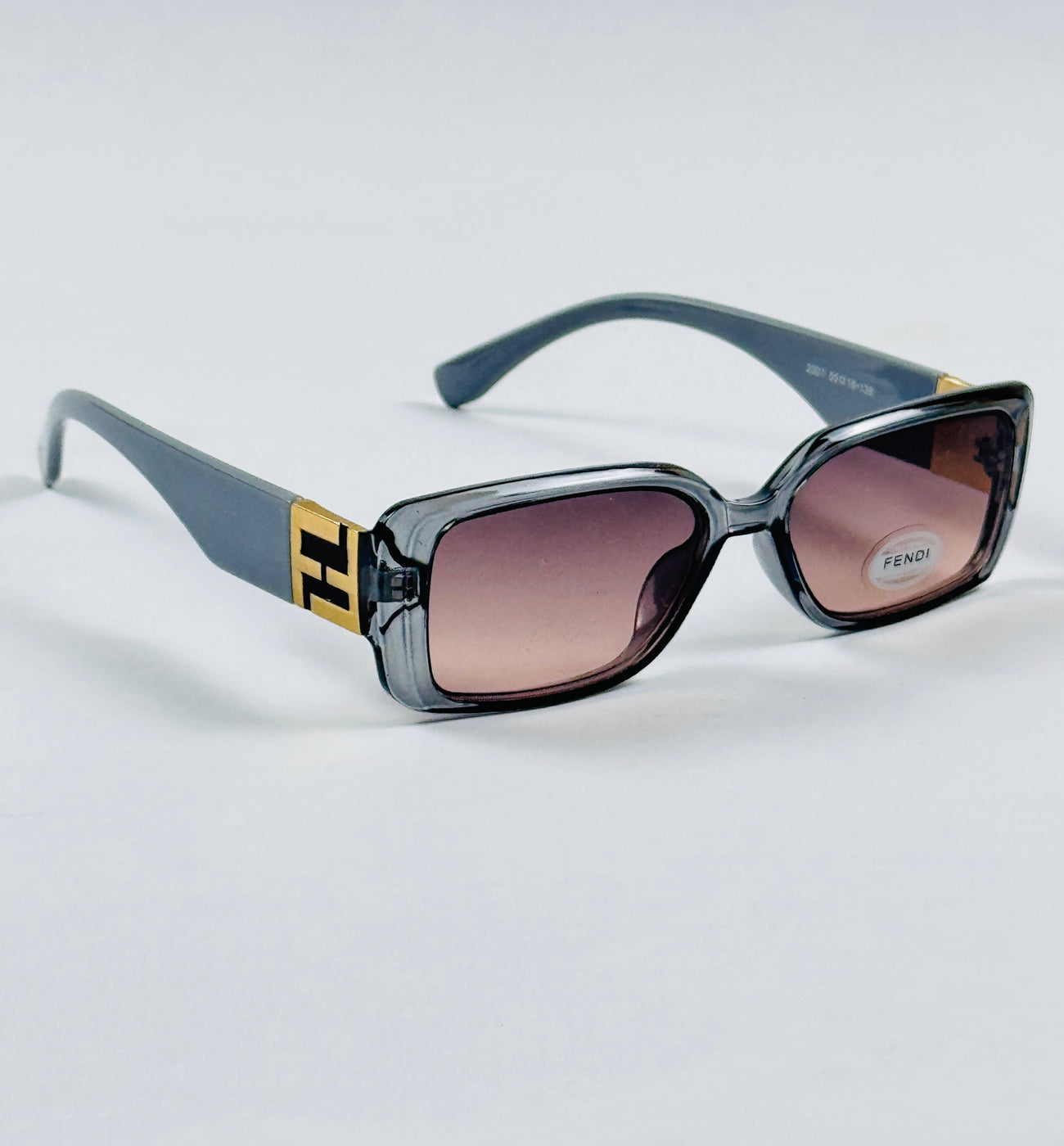 Fendi - 2301 – 55 – Grey – Acetate – Sunglasses – Ladies