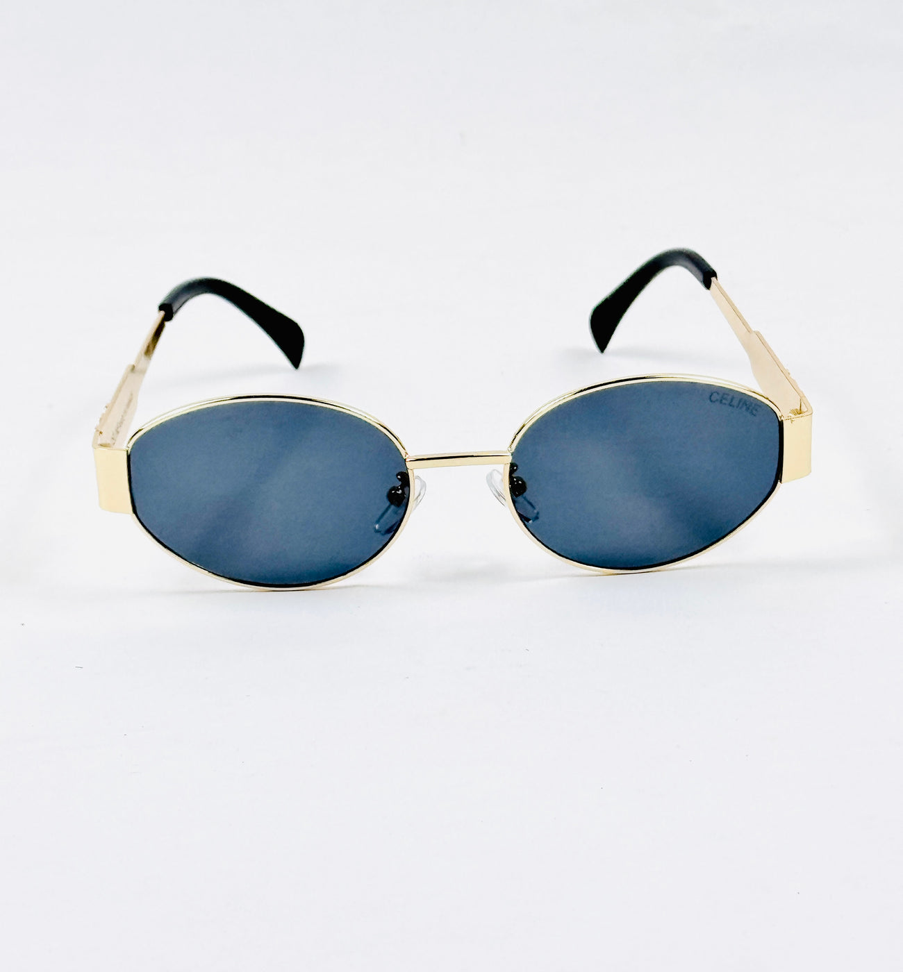 Celine – Triomphe - 55 – Golden Black – Metal – Sunglasses - Unisex