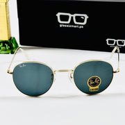 Rayban – 3772 – 50 – Golden Black – Metal – Sunglasses – Unisex