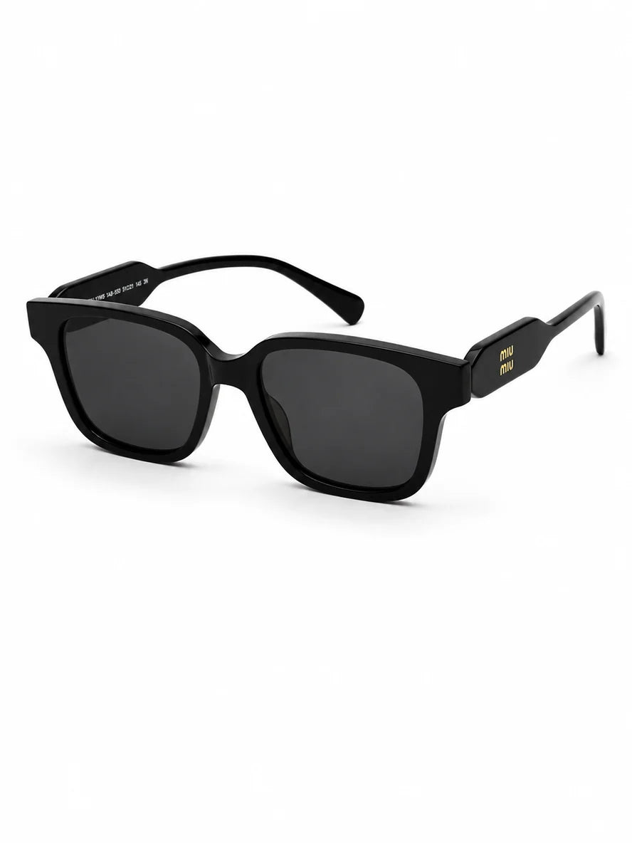 Miu Miu – 02ZVF - 53 – Black – Acetate - Sunglasses – Unisex - Premium