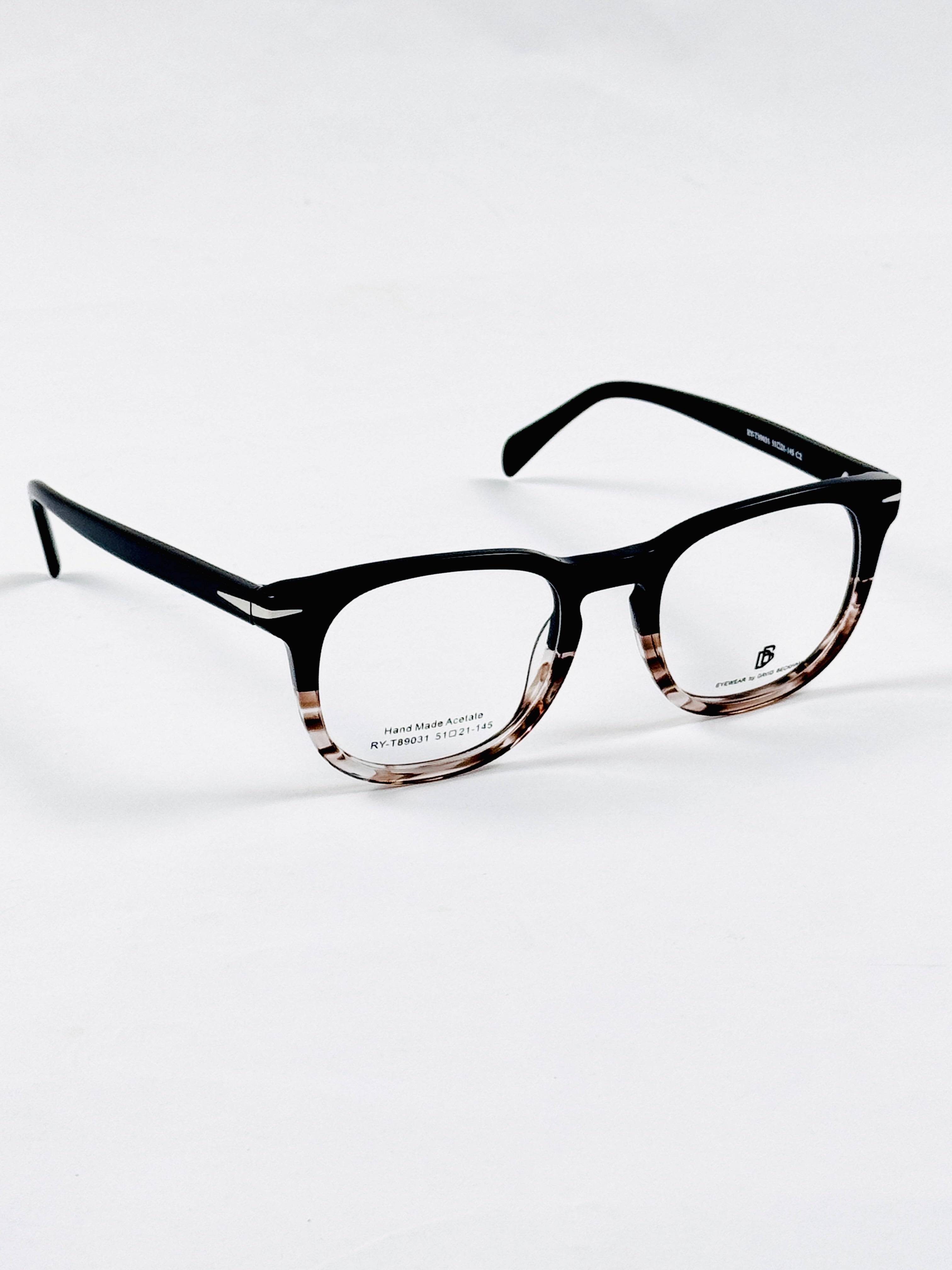 David Beckham –  51 – Black Textured - Acetate - Optics – Unisex - Premium