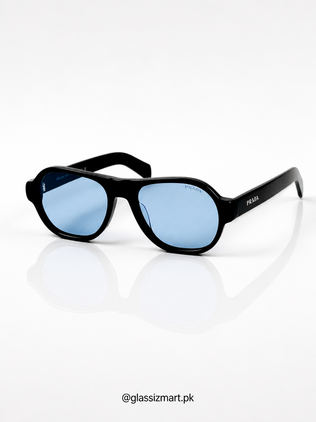 Prada – SPRc12S – 54 – Black Blue –  Acetate - Sunglasses – Unisex - Premium