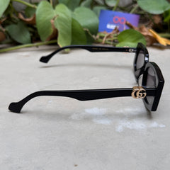 Gucci – 1534 - 55 - Black – Acetate - Sunglasses – Ladies - Premium