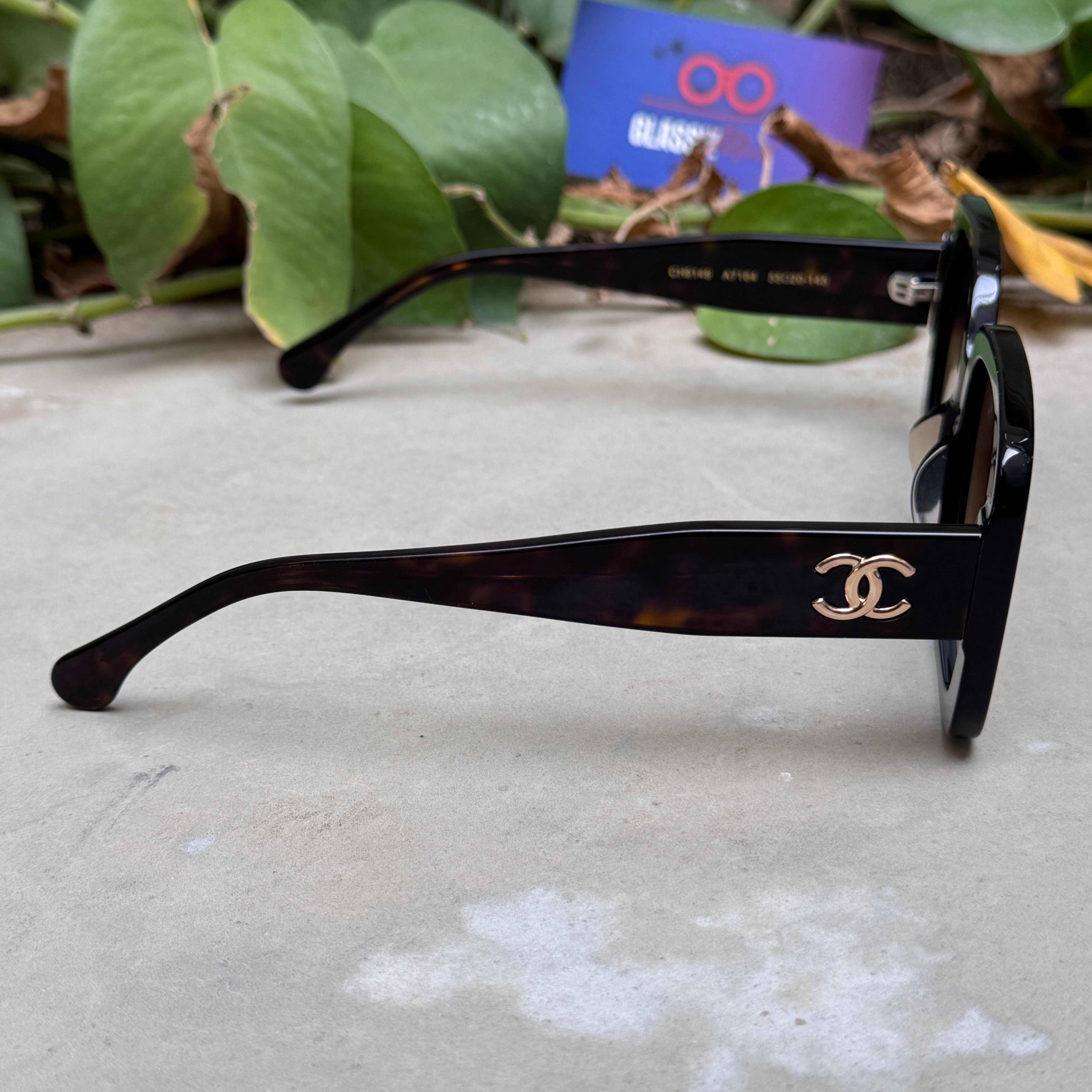 Chanel – 9149 - 55 – Black Brown Gradient – Acetate - Sunglasses – Ladies - Premium