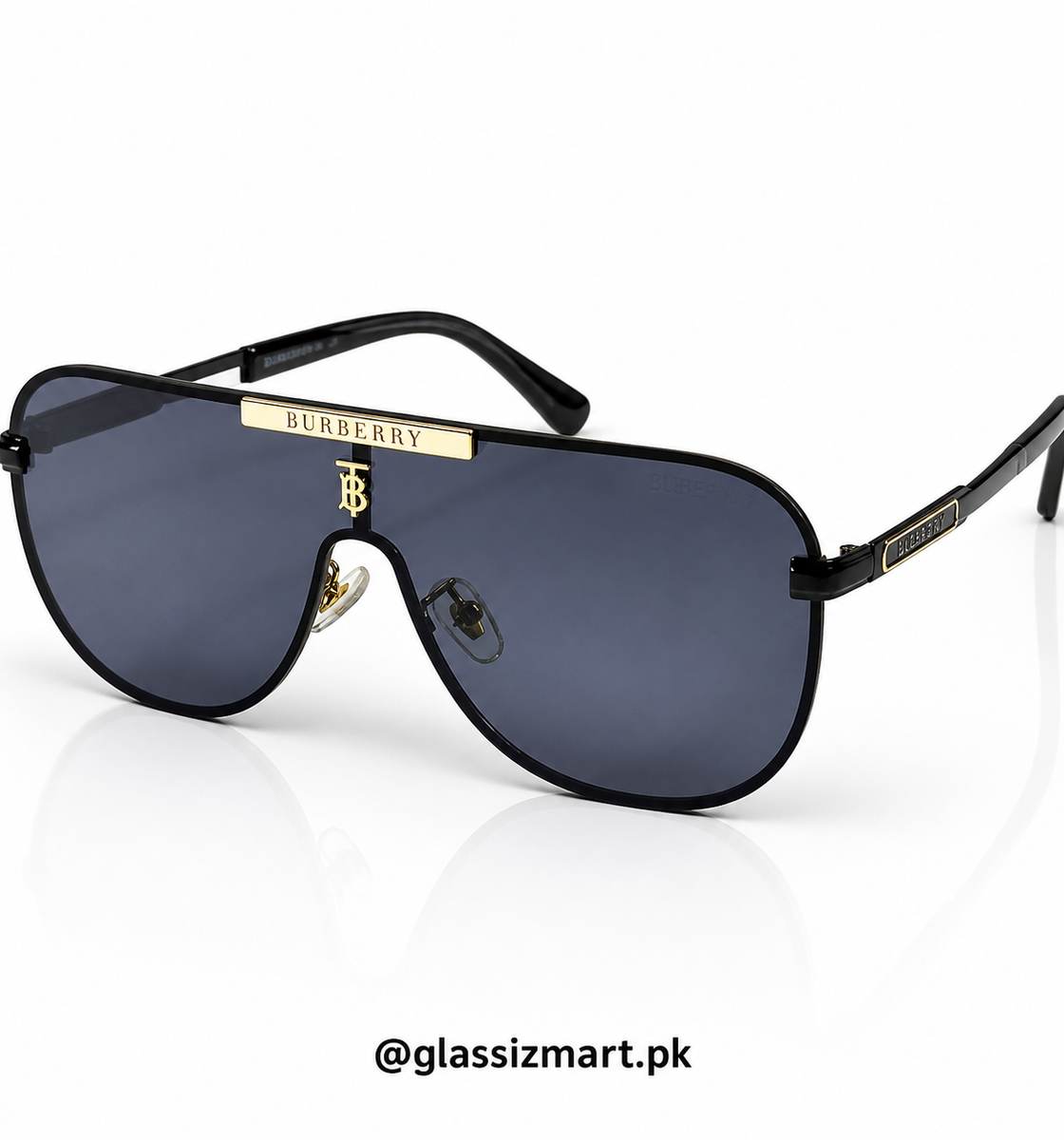 Burberry – 22345 – 60 – Black  – Metal – Sunglasses – Unisex