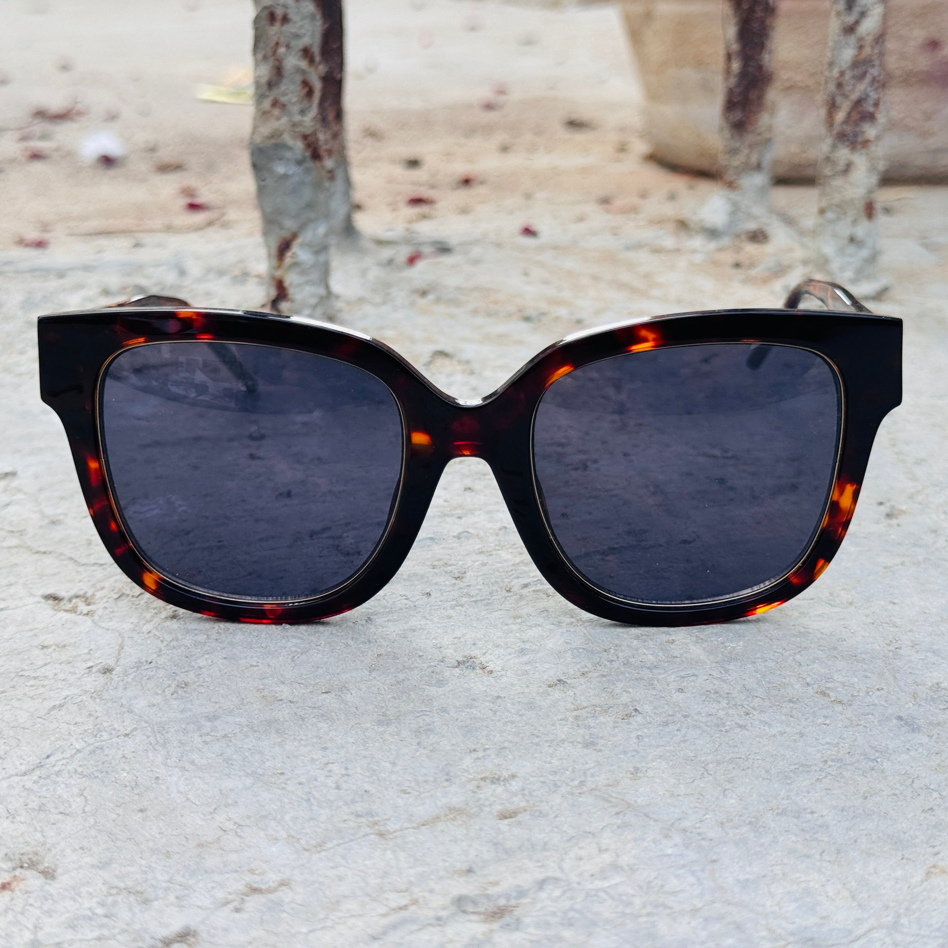 Dior – TVZ - 53 – Tortoise Black - Acetate - Sunglasses – Ladies - Premium