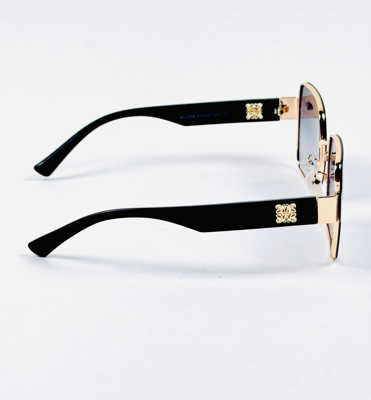 Loewe – 2058 – 53 – Golden Black Gradient – Metal – Sunglasses – Ladies