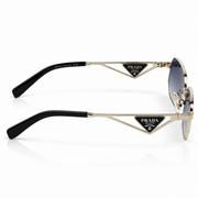 Prada – PRA51S - 58 – Silver Black – Metal - Sunglasses – Unisex - Premium