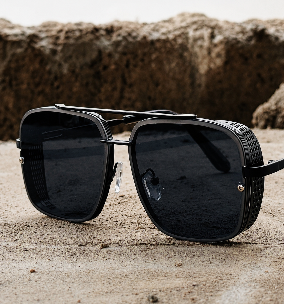 Dita – 77 – 48 – Black – Metal – Sunglasses – Unisex