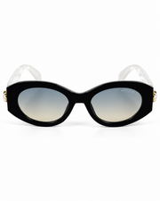 BVLGARI – 49 – Black White Multi – Acetate - Sunglasses - Ladies