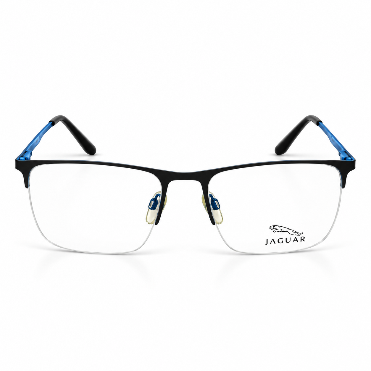 Jaguar – 1006 - 56 – Blue Black - Metal - Optics – Unisex