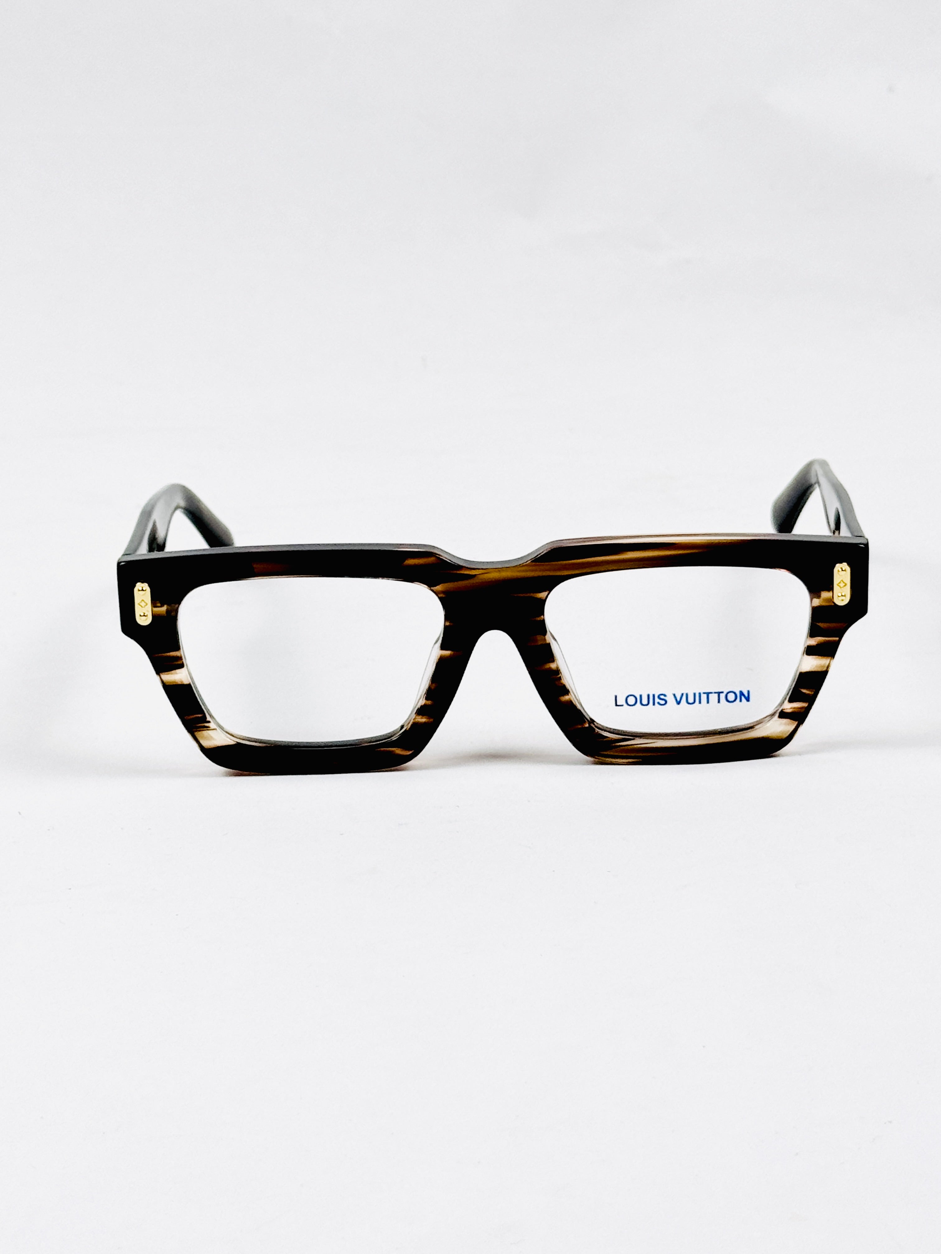 Louis Vuitton - 2216 – 54 – Yellow Textured –  Acetate - Optics – Unisex - Premium