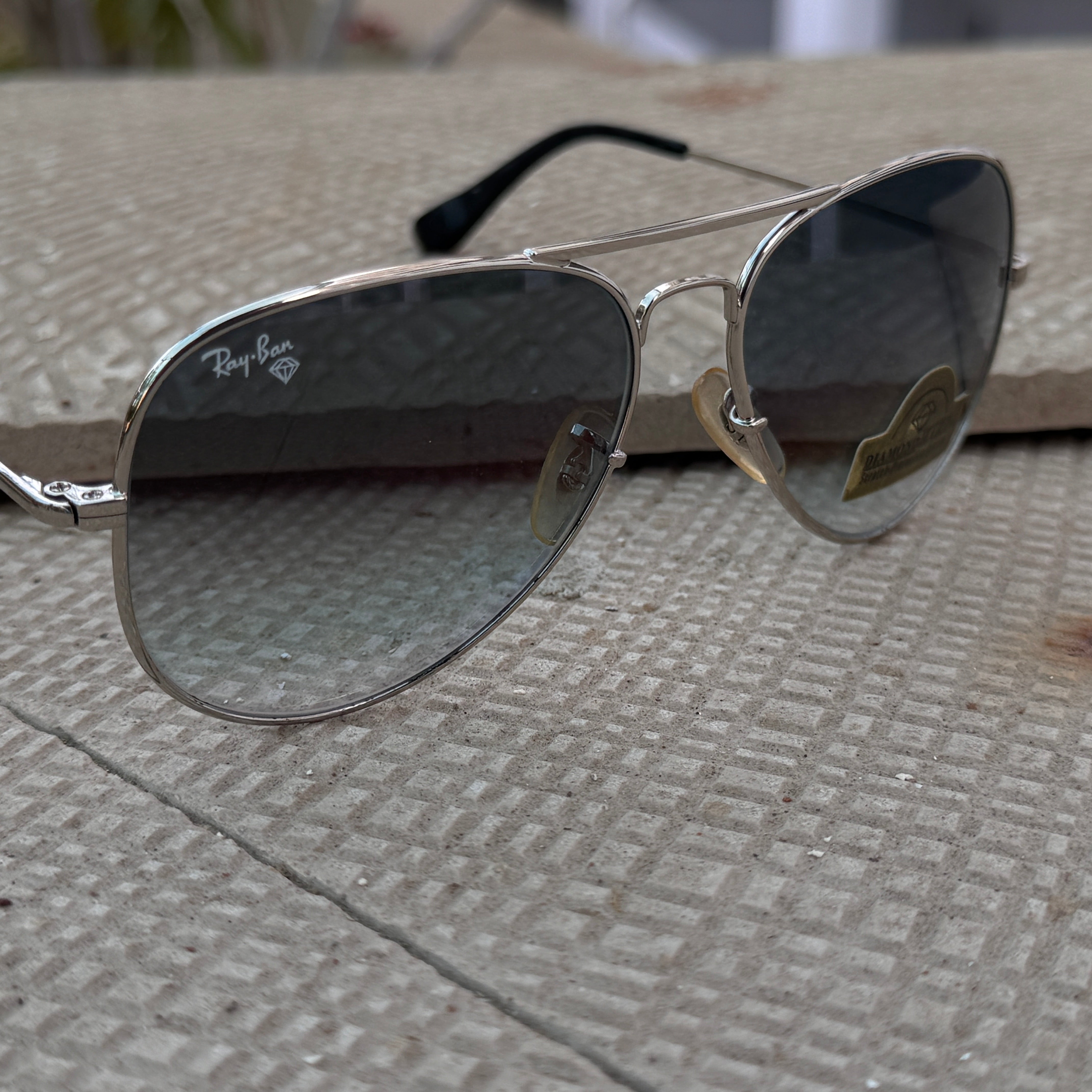 Rayban – 3035 – 62 – Silver Blue – Metal – Sunglasses – Unisex - Premium