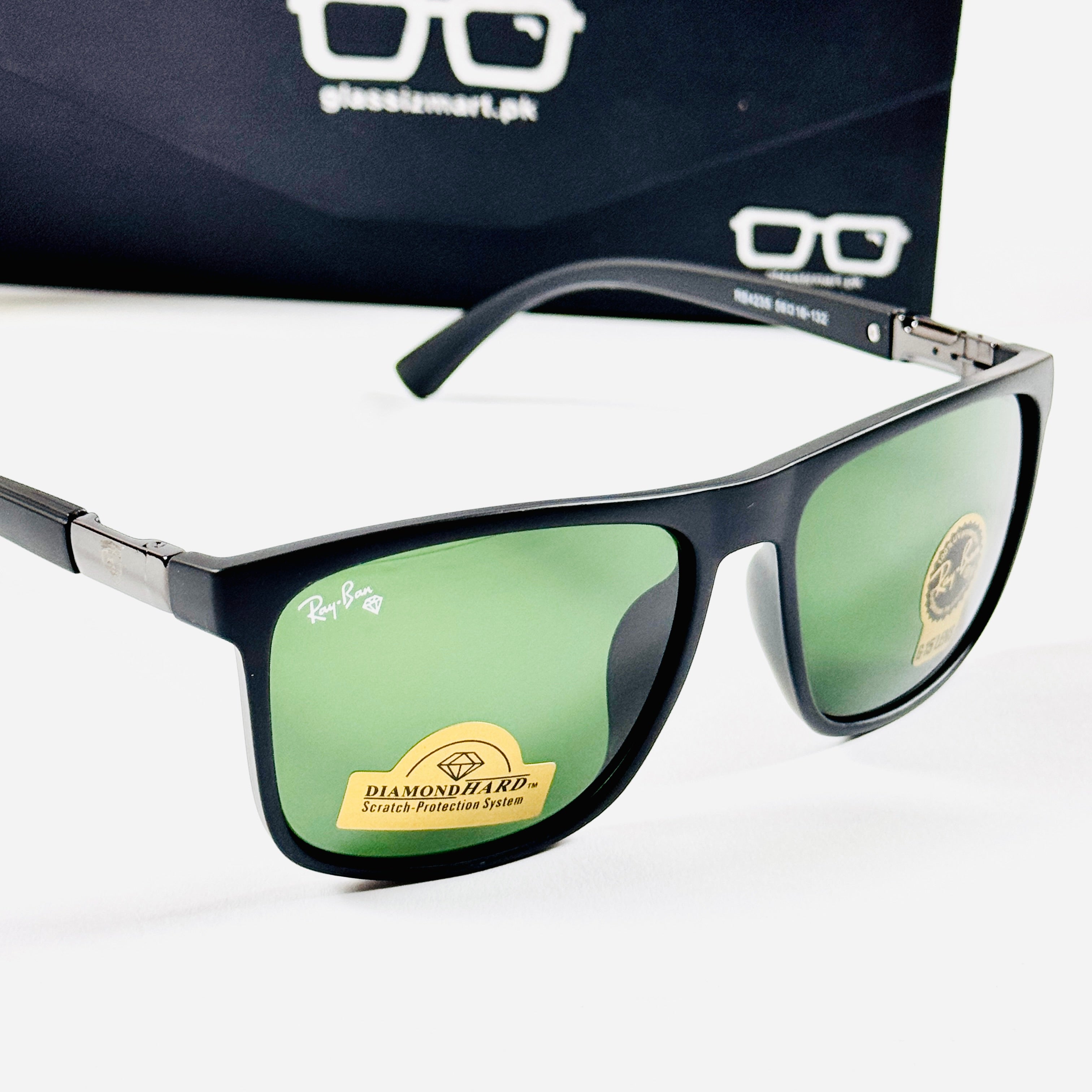 Rayban – 9111 – 58 – Black Green – Acetate – Sunglasses – Unisex
